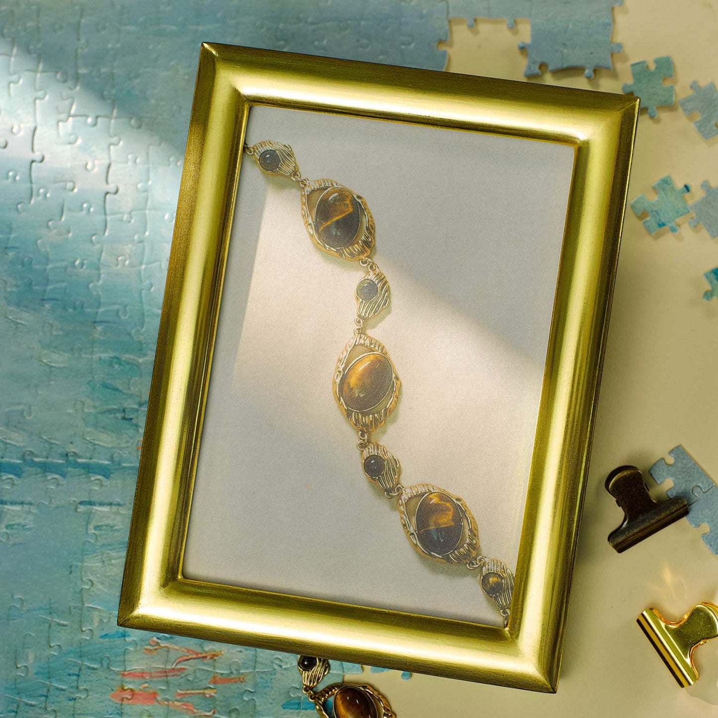 Gemma Frame - 23K Gold